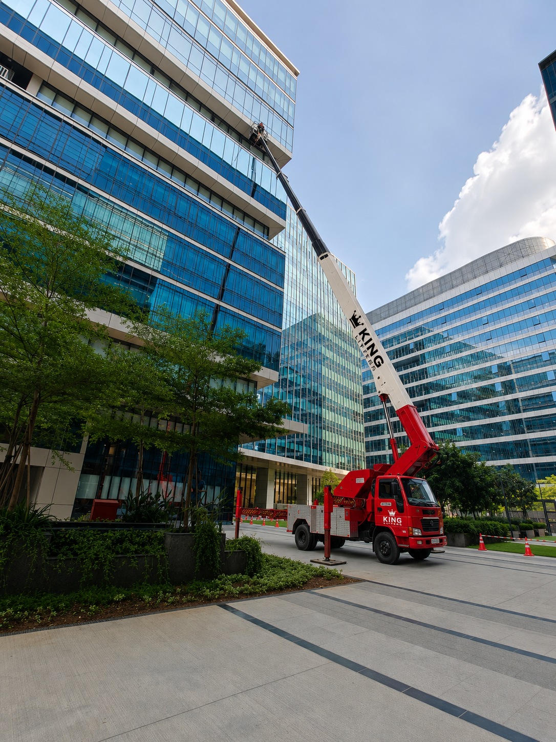 45 m truck mounted manlift