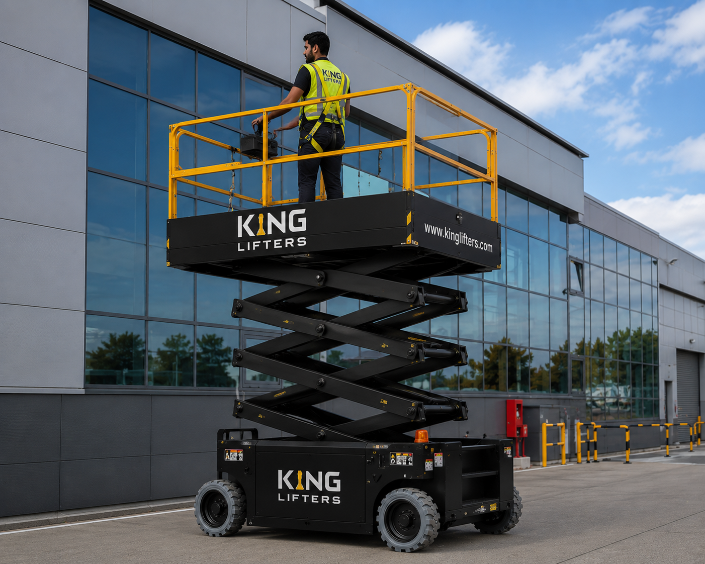 scissor lift header